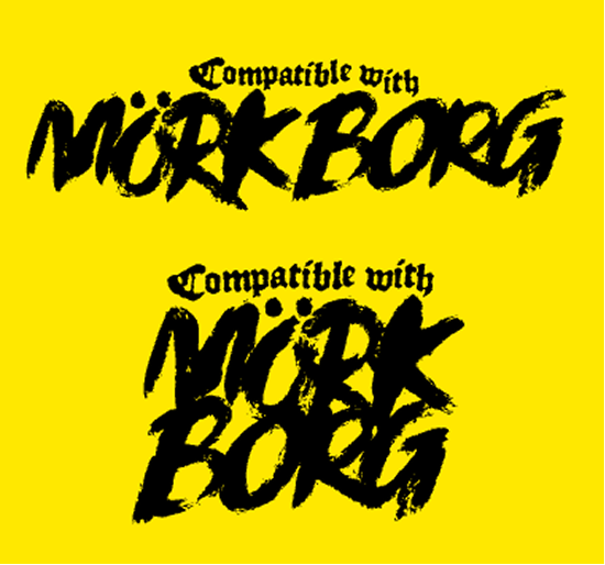 MÖRK BORG互換のロゴ配布